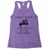 motorbike i don't snore biker's biker Racerback Tank