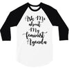 Women, love, Rights, Feminism, Feminist, Female, Funny, Woman, Girl Po 3/4 Sleeve Shirt