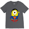 minion parody superman V-Neck Tee