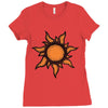 summer sun Ladies Fitted T-Shirt