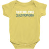 claustrophobia Baby Bodysuit