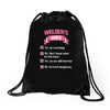 welder's wife Drawstring Bags