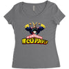 Hero Academia Women's Triblend Scoop T-shirt