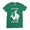 merry xmas Ladies Fitted T-Shirt