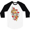 true love pizza slice 3/4 Sleeve Shirt