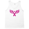 breast cancer ribbon with wing Tank Top