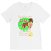 my boxer is my baby1 V-Neck Tee