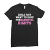 girls just want to have fundamental rights Ladies Fitted T-Shirt