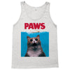 Jaws Parody Paws Tank Top