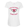 turn that frown upside down Maternity Scoop Neck T-shirt