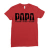 papa Ladies Fitted T-Shirt