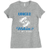 Uncle is my Name Fishing Is My Game Ladies Fitted T-Shirt