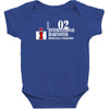 case ih farm center line Baby Bodysuit