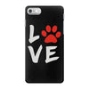love dog paw iPhone 7 Case