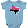 san antonio skyline spurs Baby Onesie