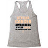 Uterine Cancer Awareness I Wear Peach For Some Special To Me Racerback Tank