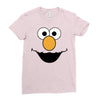 Cookie Monster Elmo Ladies Fitted T-Shirt