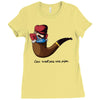 not a pipe Ladies Fitted T-Shirt