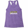 first one to puke drives Racerback Tank