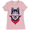 Siberian Husky Ladies Fitted T-Shirt