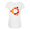 friend logo Maternity Scoop Neck T-shirt