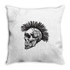 evil skull Throw Pillow