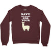 Save The Drama For Your Lama Crewneck Sweatshirt