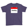 title of day of the week sunday day of the week Youth Tee