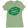 kiss me i am irish Ladies Fitted T-Shirt