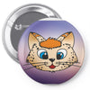Orange cat Pin-back button