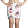 4th of July Peeking Baby Inside Egg Mini Skirts
