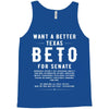 want a better texas Tank Top