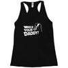 darth vader who's your daddy funny Racerback Tank