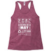 Born In May Racerback Tank
