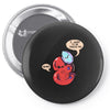 virus loves you this much Pin-back button