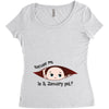 Excuse Me is it January yet? Baby Boy Women's Triblend Scoop T-shirt