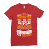 My Daughter Is Super Awesome Her Stepmom Ladies Fitted T-Shirt