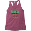 dad the man the myth the legend Racerback Tank