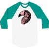 guacamaya bird amazonas wings 3/4 Sleeve Shirt