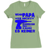 wenn papa es nicht kann Ladies Fitted T-Shirt
