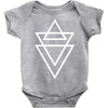 triangle printed Baby Onesie