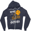 motorcycle riders Zipper Hoodie