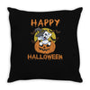 bichon frise Throw Pillow