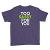 too sassy for you Youth Tee