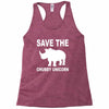 chubby unicorn Racerback Tank