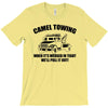 camel towing mens t shirt tee funny tshirt tow service toe college hum T-Shirt