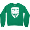 anonymous mask Crewneck Sweatshirt