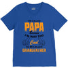 I'm Called Papa Because I'm Way Too Cool To Be Called Grandfather V-Neck Tee