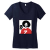 #IMWITHKAP (f156) Women's V-Neck T-Shirt
