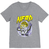 astronaute nerd V-Neck Tee